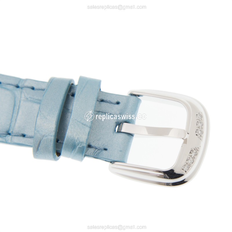 Franck Muller 7502 QZ D 1R (AC)-BLUE CINTREE CURVEX Quartz Stainless Steel & Diamonds - View 4