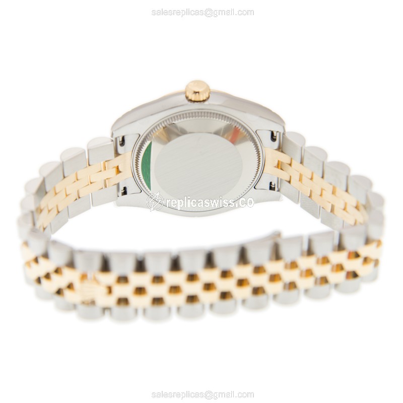 Rolex Datejust Replica - Gold & Steel Case - Automatic - Gray Dial - View 4