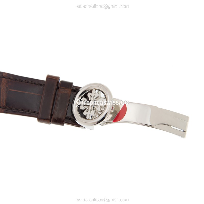 Patek Philippe 5496P Replica - Automatic - Platinum - Silver - View 4