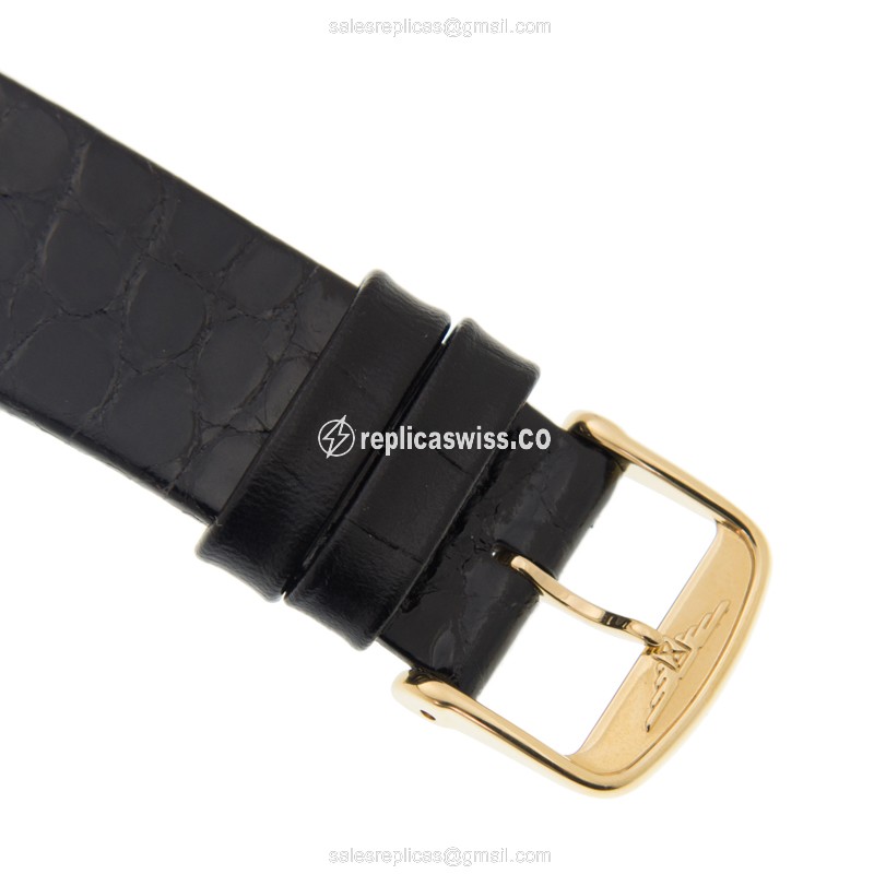 Longines LA GRANDE Replica - Quartz - 18kt Gold/Steel Case - White Dial - View 4