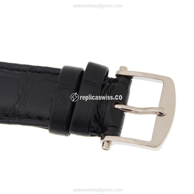 Breguet 5197BB/15/986 Classic - Automatic - 18kt White Gold - Silver Dial - Black Alligator Strap - View 4