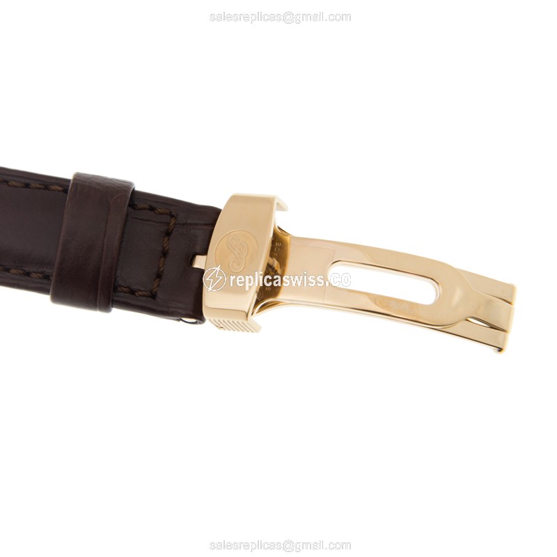 Breguet 7337BA/1E/9V6 Classic Automatic 18kt Rose Gold - Silver Dial - Brown Alligator Strap - View 4