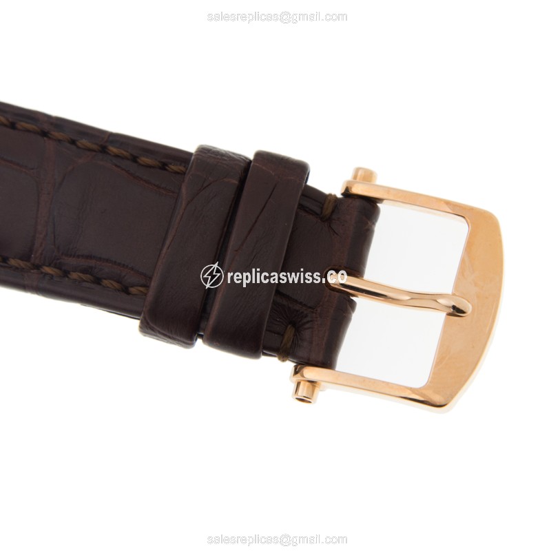Breguet 5277BR/12/9V6 Classic - Manual Wind - 18kt Rose Gold - Silver Dial - Brown Alligator Strap - View 4
