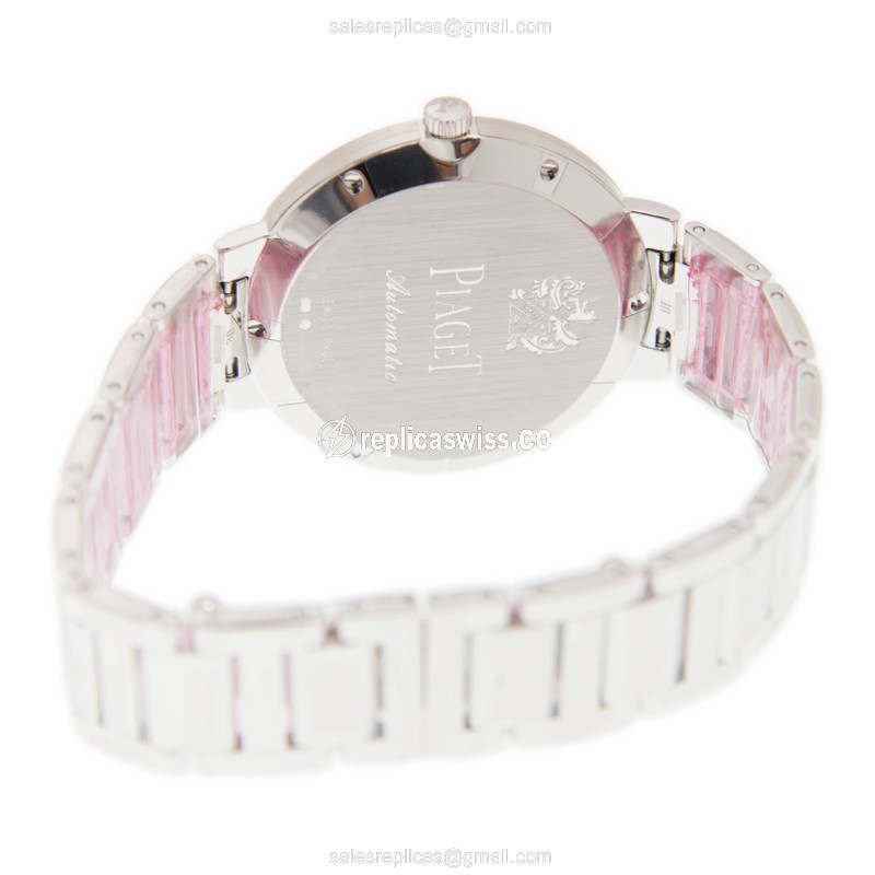 Piaget ALTIPLANO Replica - 18kt White Gold - Diamond Dial - Automatic - Silver Clasp - View 4