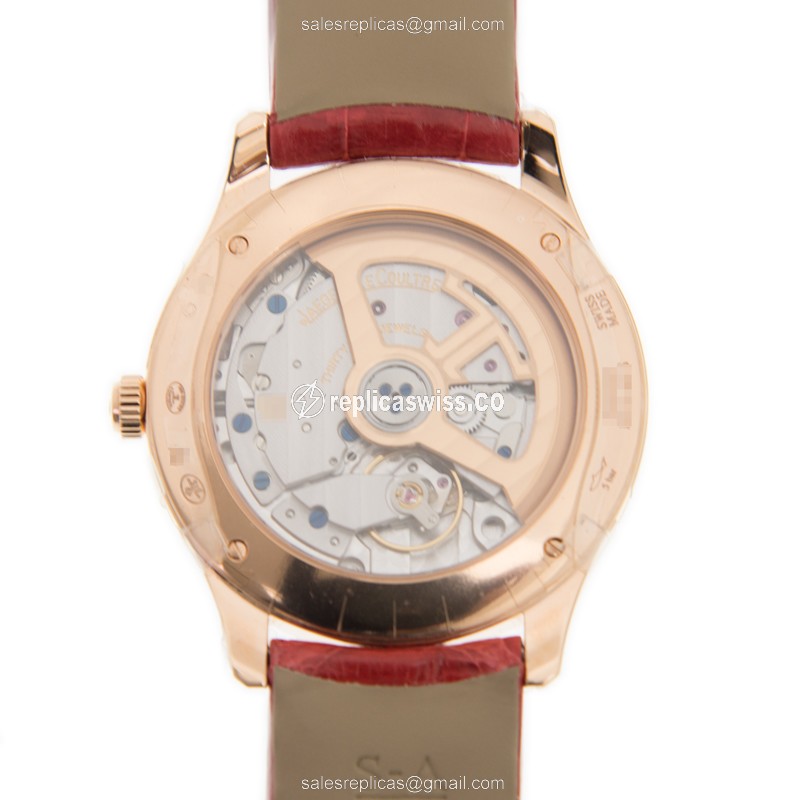 Jaeger-Lecoultre Q1252520 Replica - Ultra Thin - Automatic - 18kt Rose Gold - White Dial - View 3