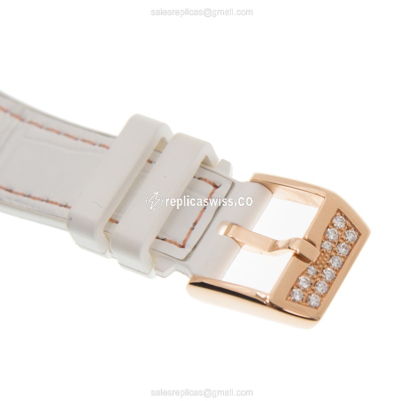 Franck Muller V 32 QZ D (5N.BC) VANGUARD Quartz 18kt Rose Gold & Diamonds - View 4