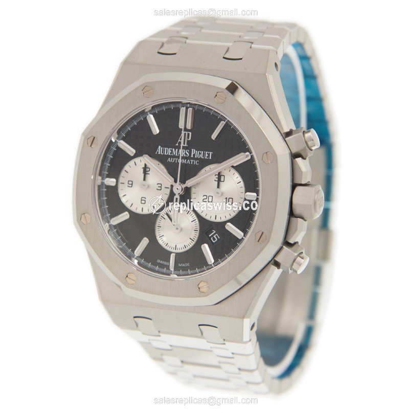 Audemars Piguet 26331ST.OO.1220ST.02 - Automatic - Black Dial - Steel Case - Silver Strap - View 3