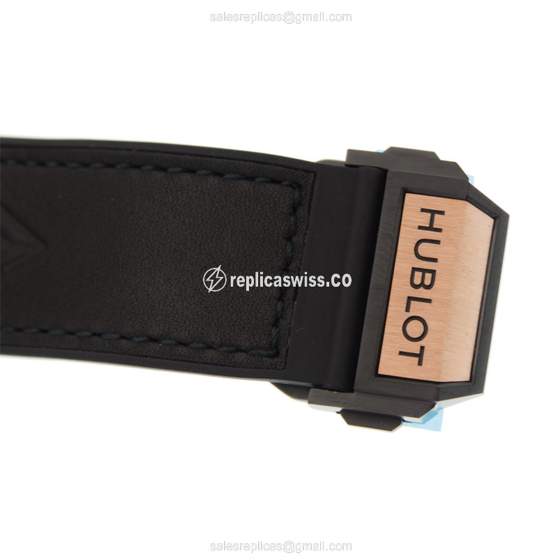 Hublot Big Bang Replica - Automatic - Rose Gold - Black Dial - View 4