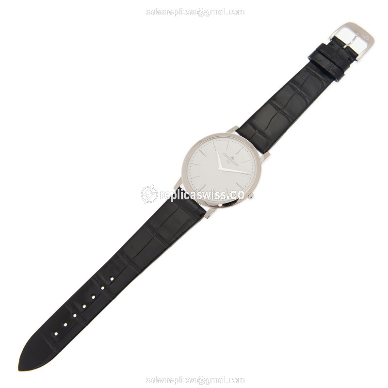 Jaeger-Lecoultre Q1296520 Master Ultra Thin - Manual Wind - Platinum Case - White Dial - View 2