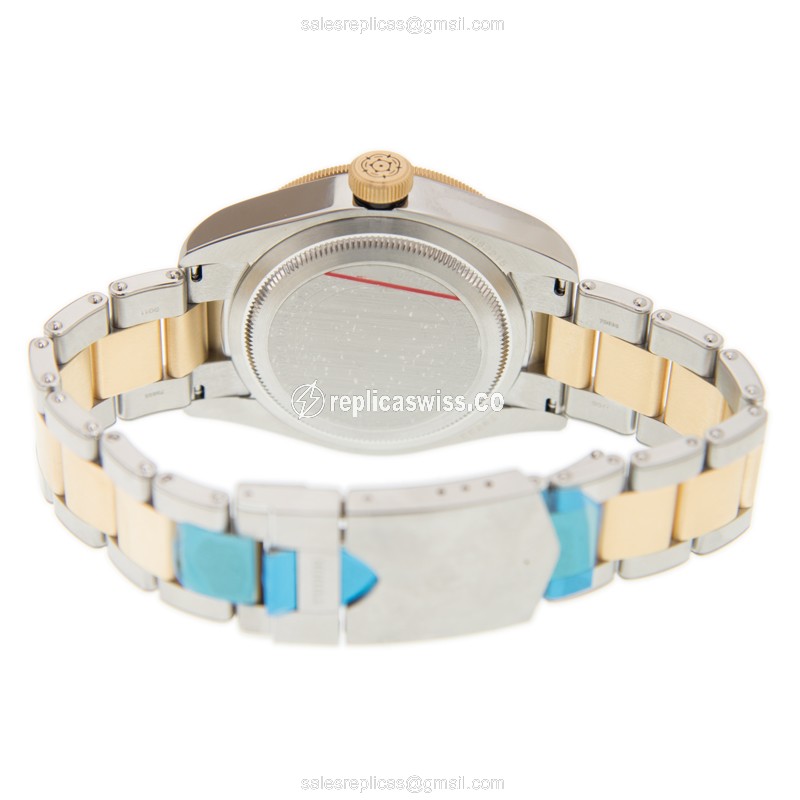 Black Bay Tudor Replica - Automatic - 18kt Gold & Steel - Black Dial, Gold Clasp - View 4