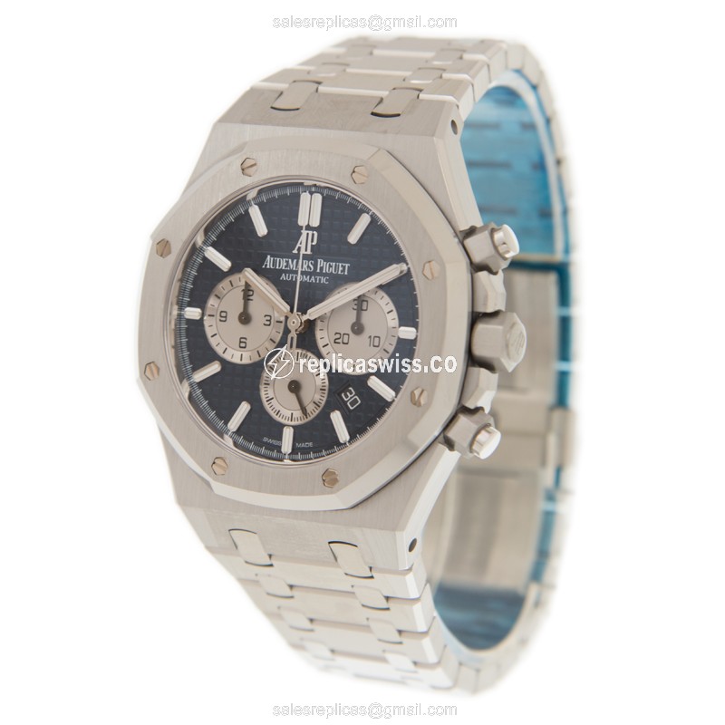 AP 26331ST.OO.1220ST.01 Replica - Automatic - Blue Dial - Silver Steel Strap - View 3