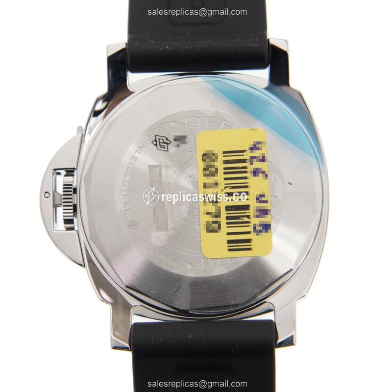 Panerai PAM01024 Luminor - Automatic - Steel - Black - Rubber Strap - Buckle Clasp - View 3