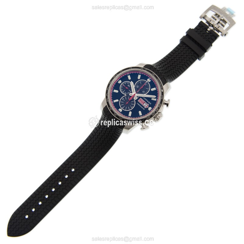 Chopard Mille Miglia GT XL - Automatic - Black Dial - Steel Case - Rubber Black Strap - View 2
