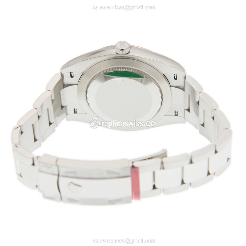 Rolex DATEJUST Replica - Automatic - Stainless Steel - Silver Dial - Steel Bracelet - View 4