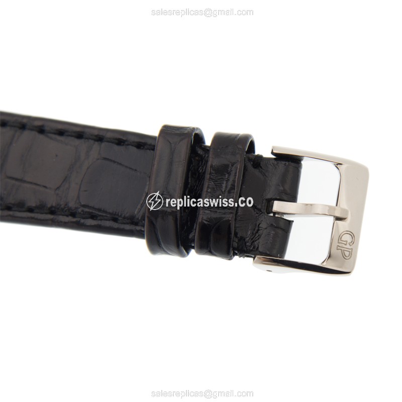 Girard Perregaux 1966 Replica - Automatic - 18kt White Gold - White Dial - Alligator Strap - View 4