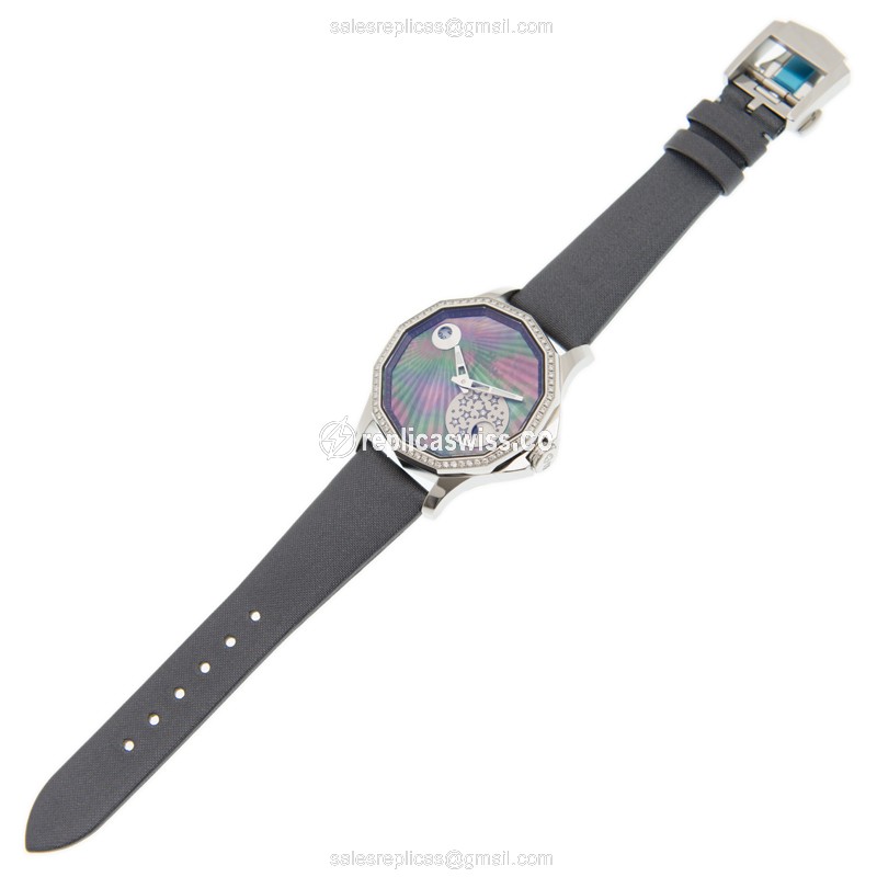 Corum Admirals Cup Replica - Automatic - Steel Case - Gray Dial - Grey Satin Strap - View 2