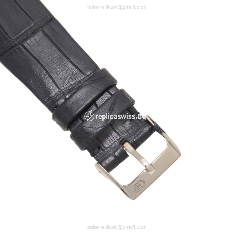 Girard Perregaux 1966 Replica - Automatic - 18kt Gold - White Dial - Black Alligator - View 4