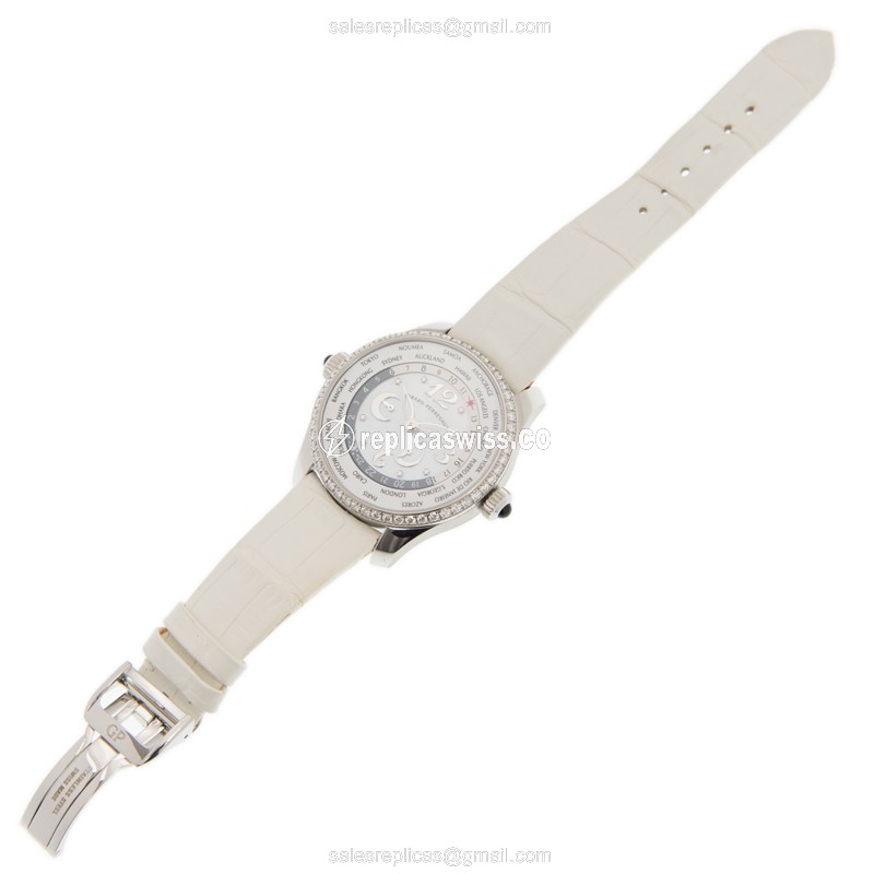 Girard Perregaux 49860D11A761-BK7A 1996 Automatic Stainless Steel & Diamonds - View 2