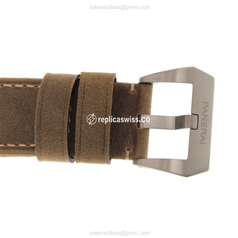 Panerai Luminor Replica - Automatic - Brown Dial - Titanium - View 4