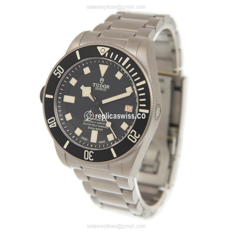 Tudor Pelagos Replica - Automatic - Titanium - Black Dial - View 3