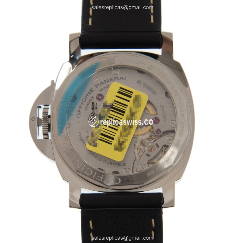 Panerai PAM00510 Replica - Manual - Stainless - Black Dial - Buckle Clasp - View 3