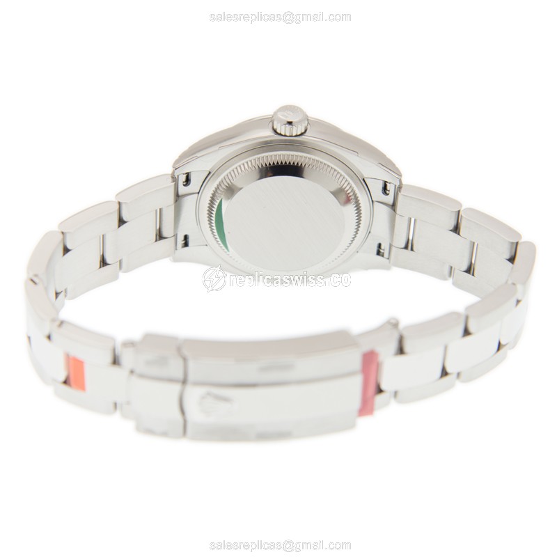 Rolex Datejust Lady Replica - Automatic - Pink Dial, Steel Case - View 4