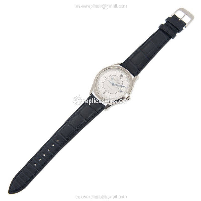 Jaeger-Lecoultre Q1548530 Master Ultra Thin - Auto - Silver Dial - Black Alligator - Sapphire Crystal - View 2