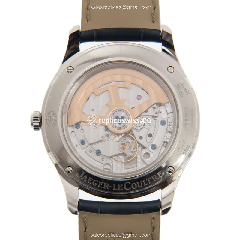 Jaeger-Lecoultre Q1548530 Master Ultra Thin - Auto - Silver Dial - Black Alligator - Sapphire Crystal - View 3