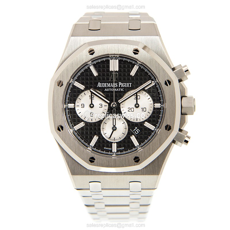 Audemars Piguet 26331ST.OO.1220ST.02 - Automatic - Black Dial - Steel Case - Silver Strap - View 2