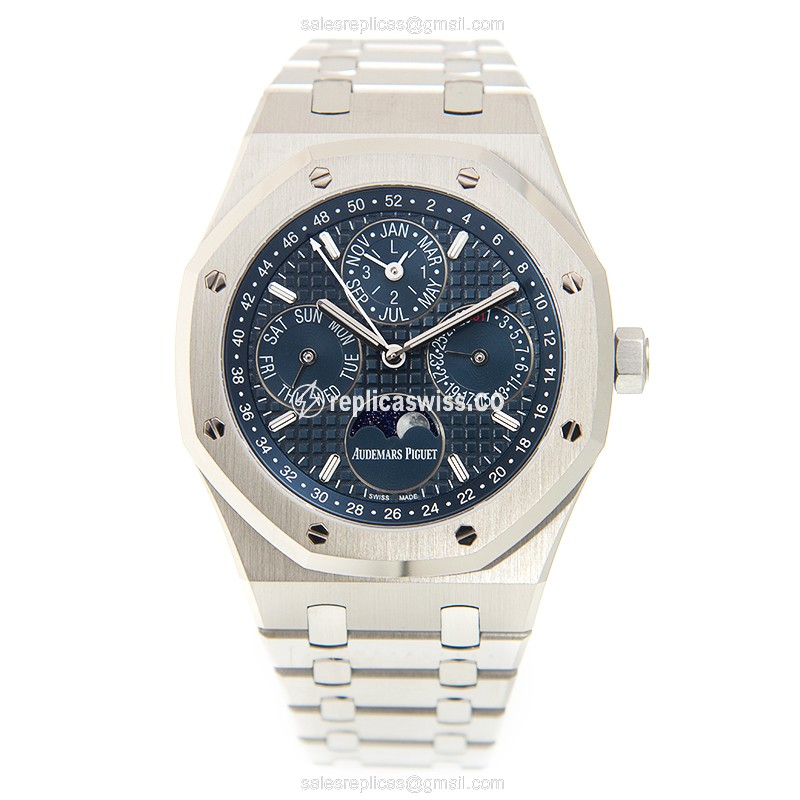 Automatic Steel Audemars Piguet 26574ST.OO.1220ST.02 - Blue Dial, Silver Strap - View 2