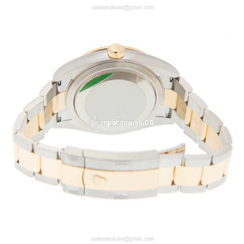 Rolex Sky-Dweller Replica - Automatic - 18kt Gold & Steel - White Dial - View 4