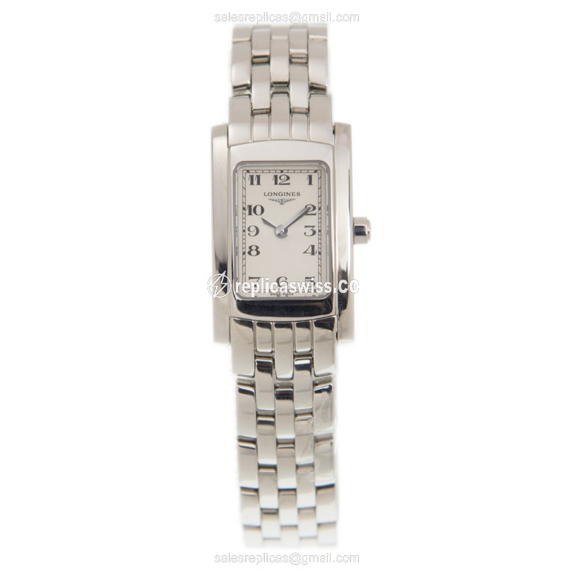 Longines Dolce Vita Replica - Quartz - Silver Case - Silver Dial - View 2