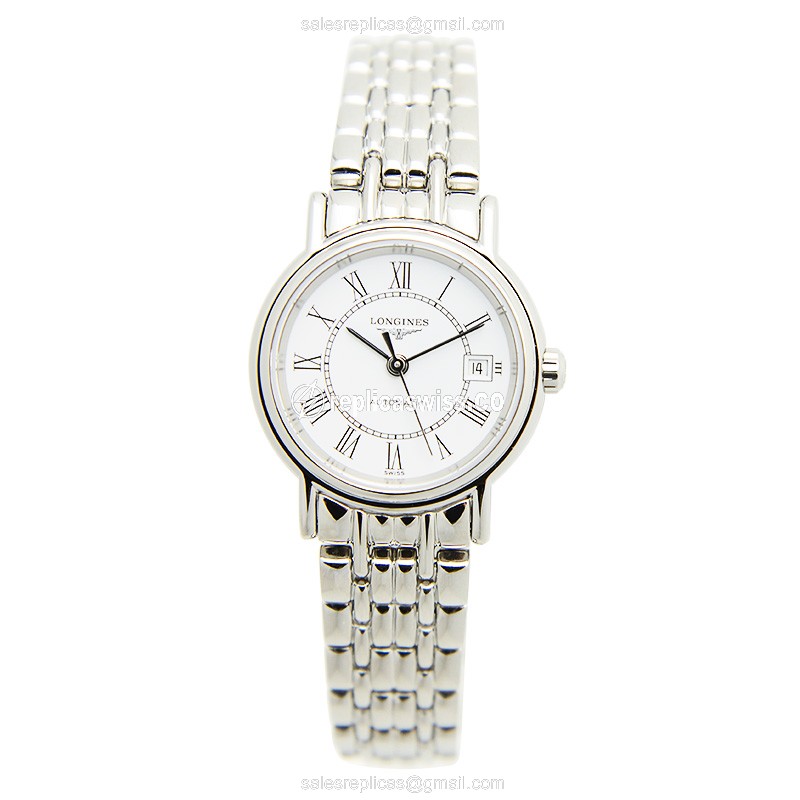 Longines PRESENCE Replica - Automatic - Steel - White Dial - View 2