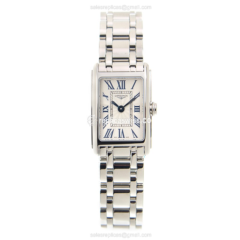 Longines Dolce Vita Replica - Quartz - Silver Dial on Steel - View 2