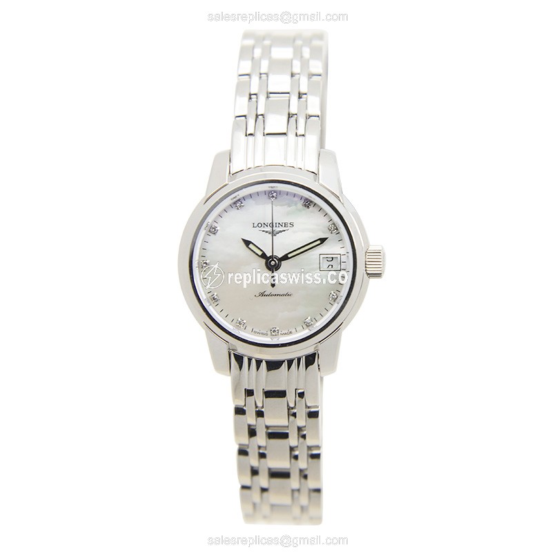 Rolex L2.263.4.87.6 Replica - Automatic - Stainless Steel - White Dial, Steel Clasp & Strap - View 2
