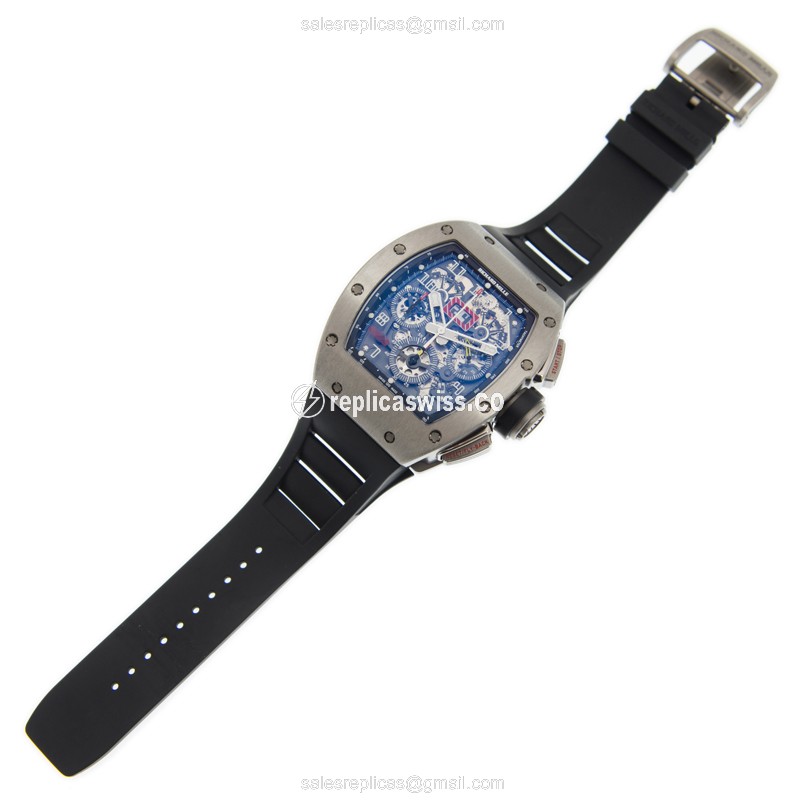 Richard Mille RM011 Replica Watch - Auto - Titanium - Black - View 2