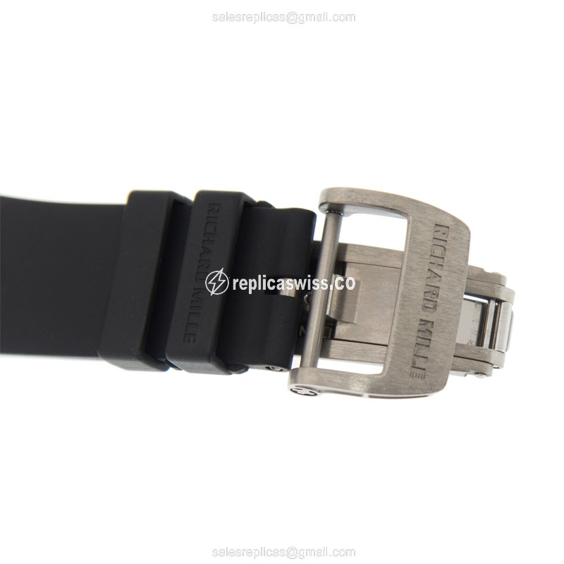 Richard Mille RM011 Replica Watch - Auto - Titanium - Black - View 4