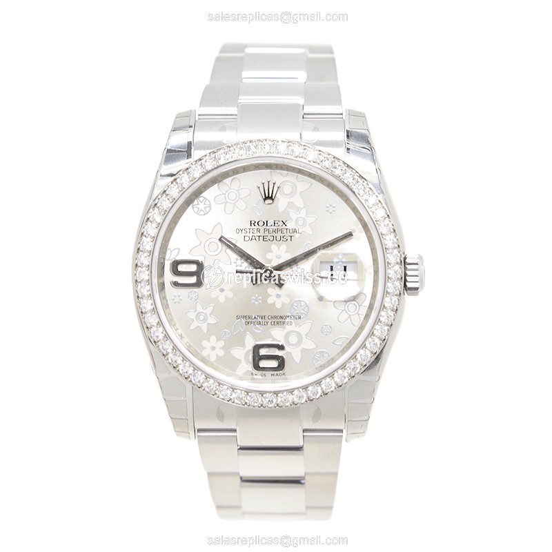 Rolex Datejust Replica - Automatic | Silver Dial | Clasp | Silver Steel Strap - View 2