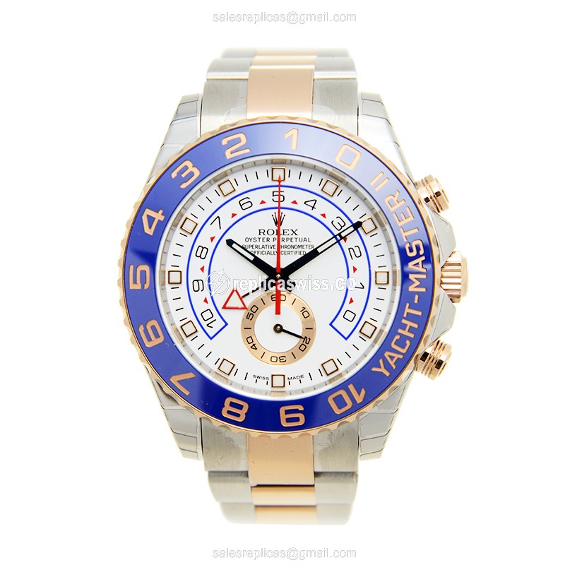 Rolex Yacht-Master II Watch - Auto - Rose Gold - White - View 2