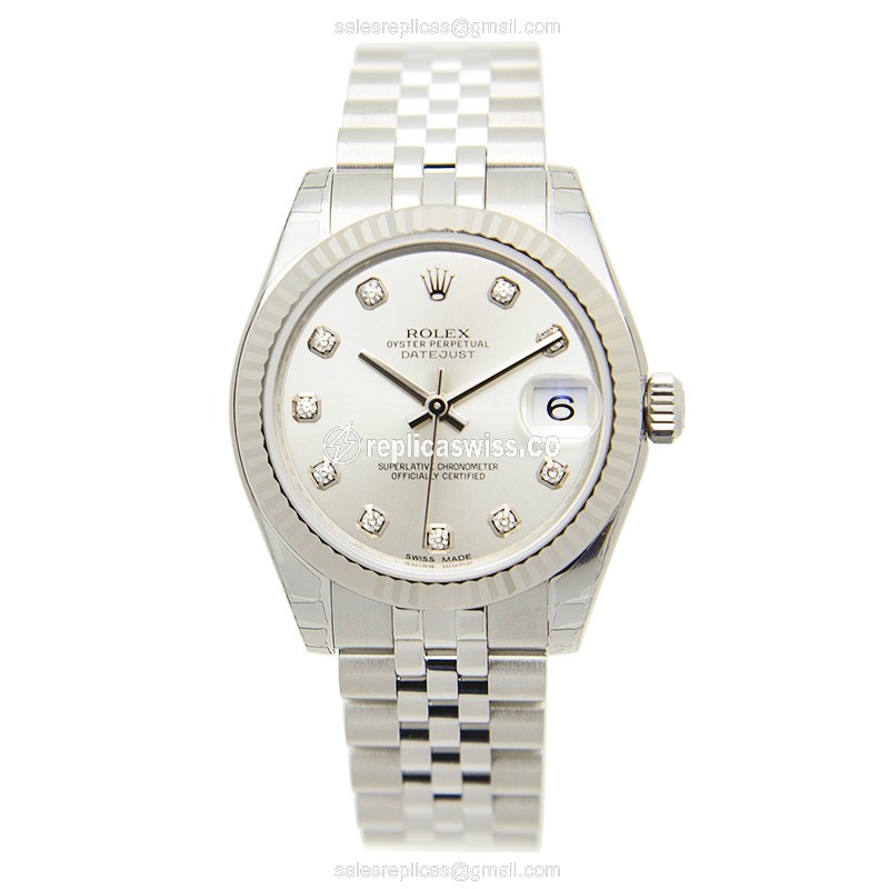 Watch Rolex Lady Datejust - Automatic - Silver Dial - Steel - View 2