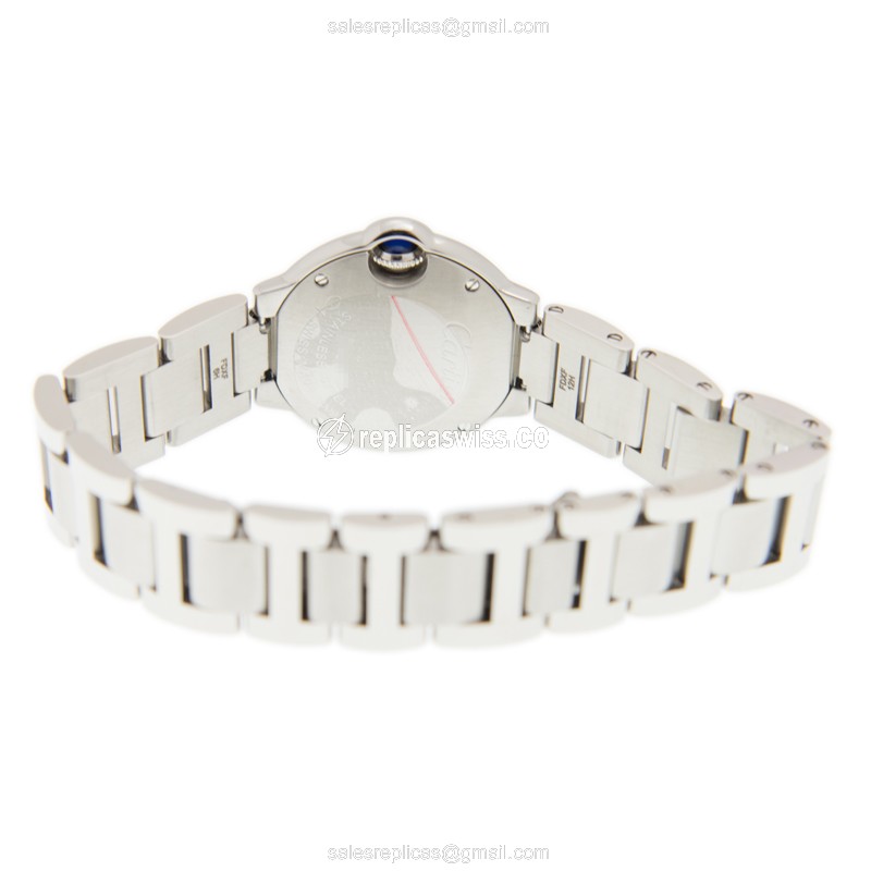 Cartier Ballon Bleu Replica - Quartz - White Dial - Steel - View 4