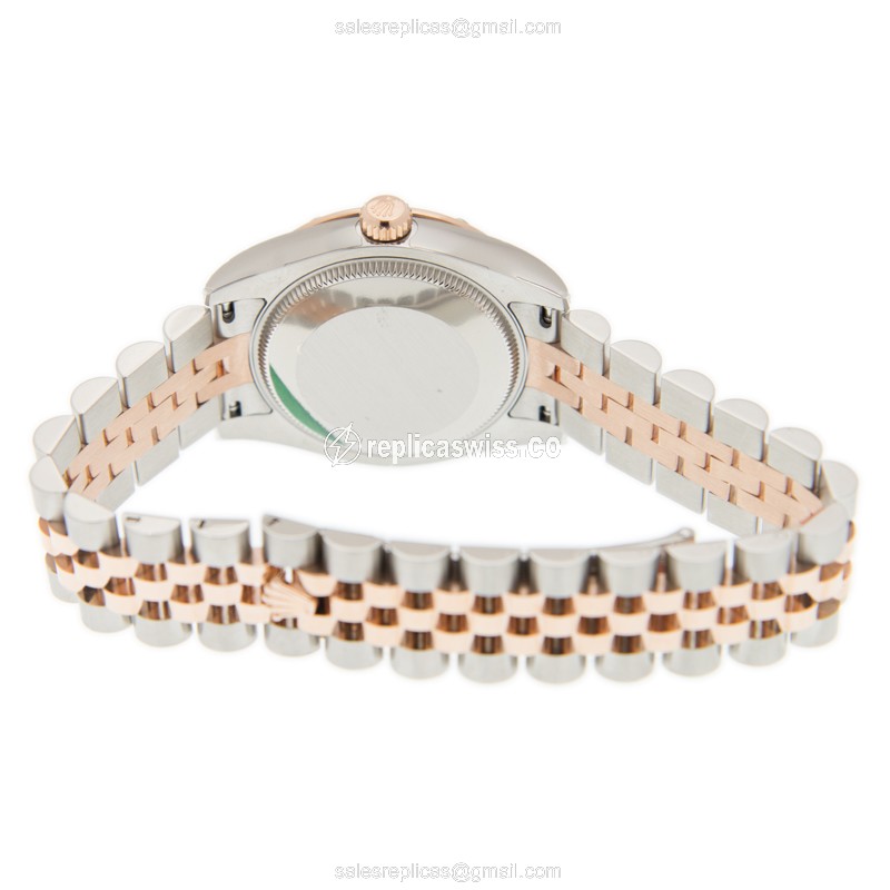 Rolex Datejust Lady Replica | Automatic | White Dial on Steel Strap - View 4