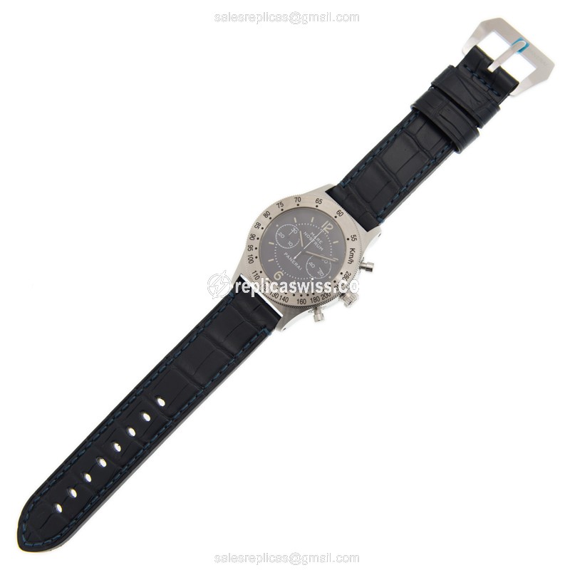 Panerai PAM00716 MARE NOSTRUM - Manual Wind - Steel Case - Blue Dial - Alligator Blue Buckle - View 2