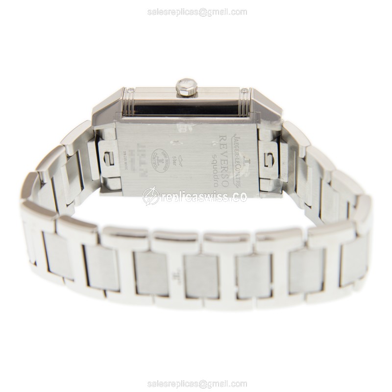 Jaeger-Lecoultre Q7058130 REVERSO - Automatic - Steel Case - White Dial - Silver Strap - View 4