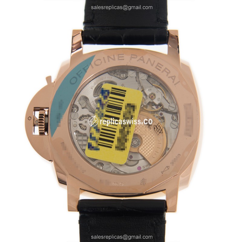 Panerai PAM00675 Replica - Automatic 18kt Rose Gold - Dark Grey Dial - Buckle Clasp - View 3