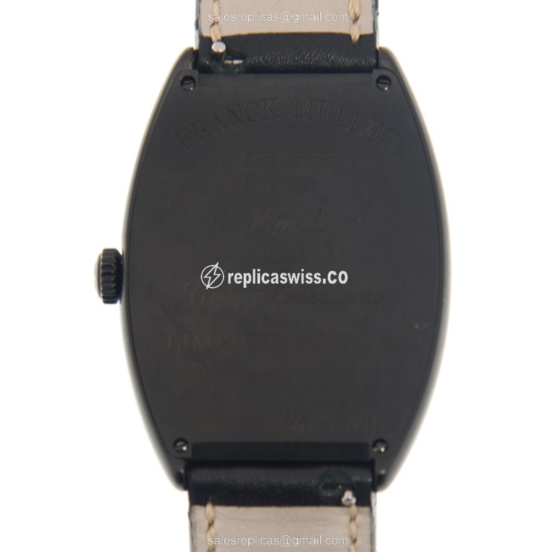 Franck Muller Cintree Curvex Replica - Auto - Steel - Black - View 3