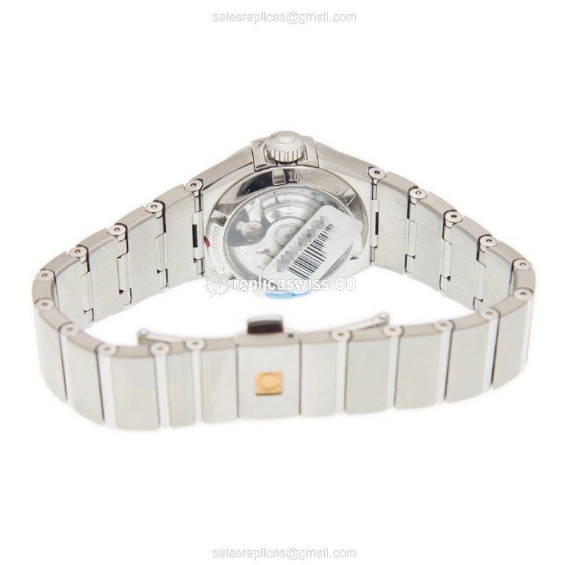 Omega Constellation Replica - Automatic - Steel Case - Blue Dial - Silver Steel Strap - View 4