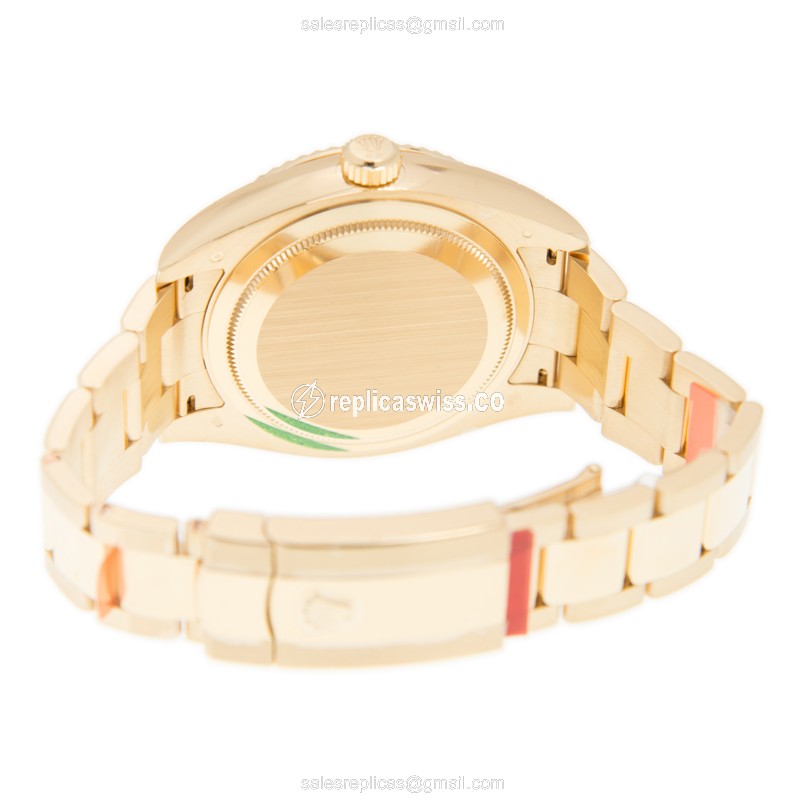 Rolex 326938 Replica - Sky-Dweller - Automatic - 18kt Gold Case, Gold Dial - View 4