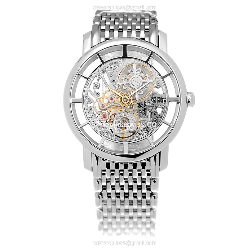 Patek Philippe 7180/1G-001 - Manual Wind - 18kt Gold Case - Silver Dial - Silver Clasp & Strap - View 2