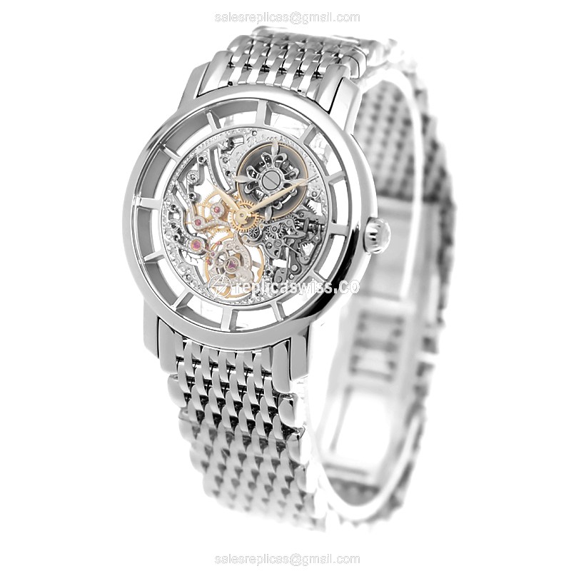 Patek Philippe 7180/1G-001 - Manual Wind - 18kt Gold Case - Silver Dial - Silver Clasp & Strap - View 3